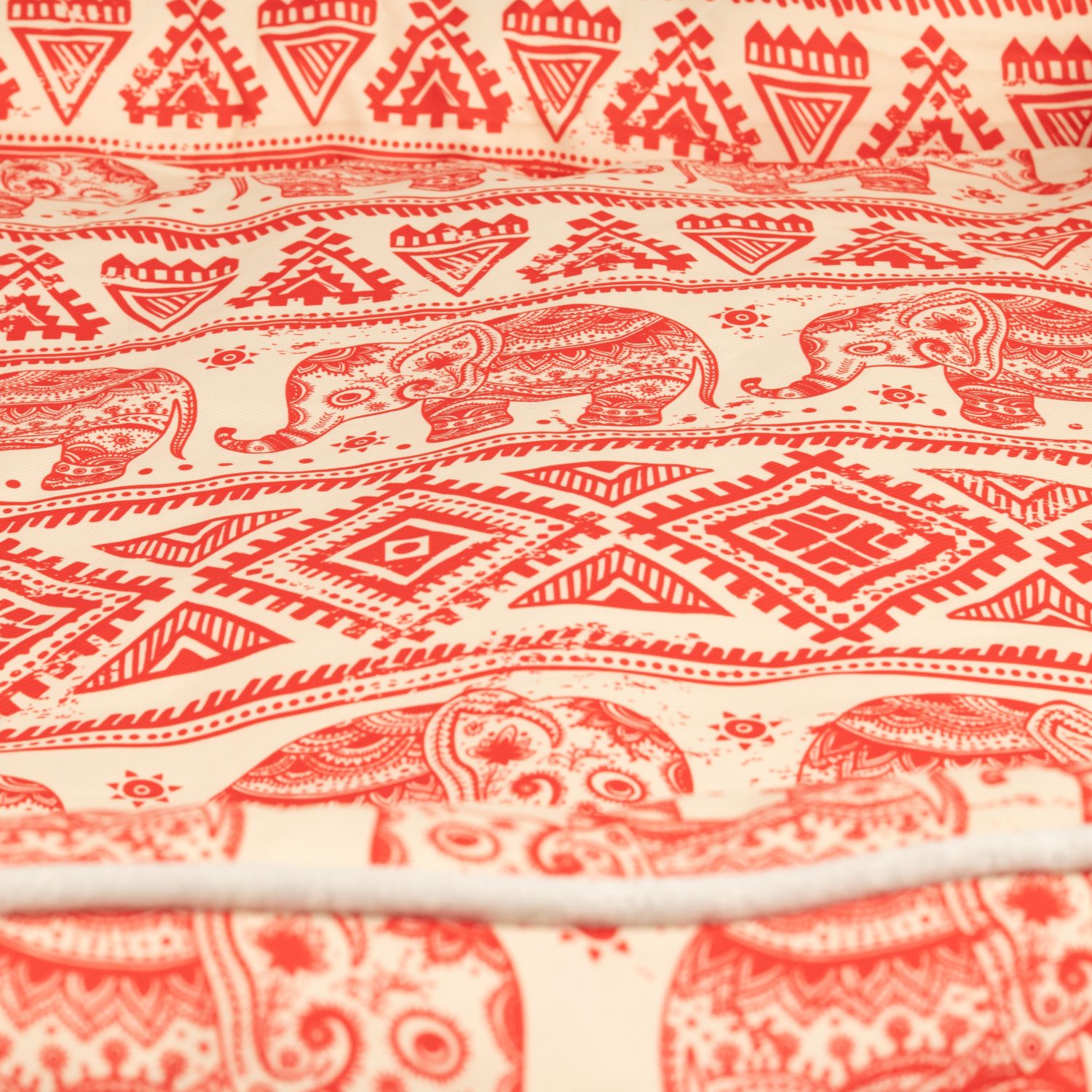 PAW Lucky Elephant Red Pet Bed – 60 x 50 x 14cm4