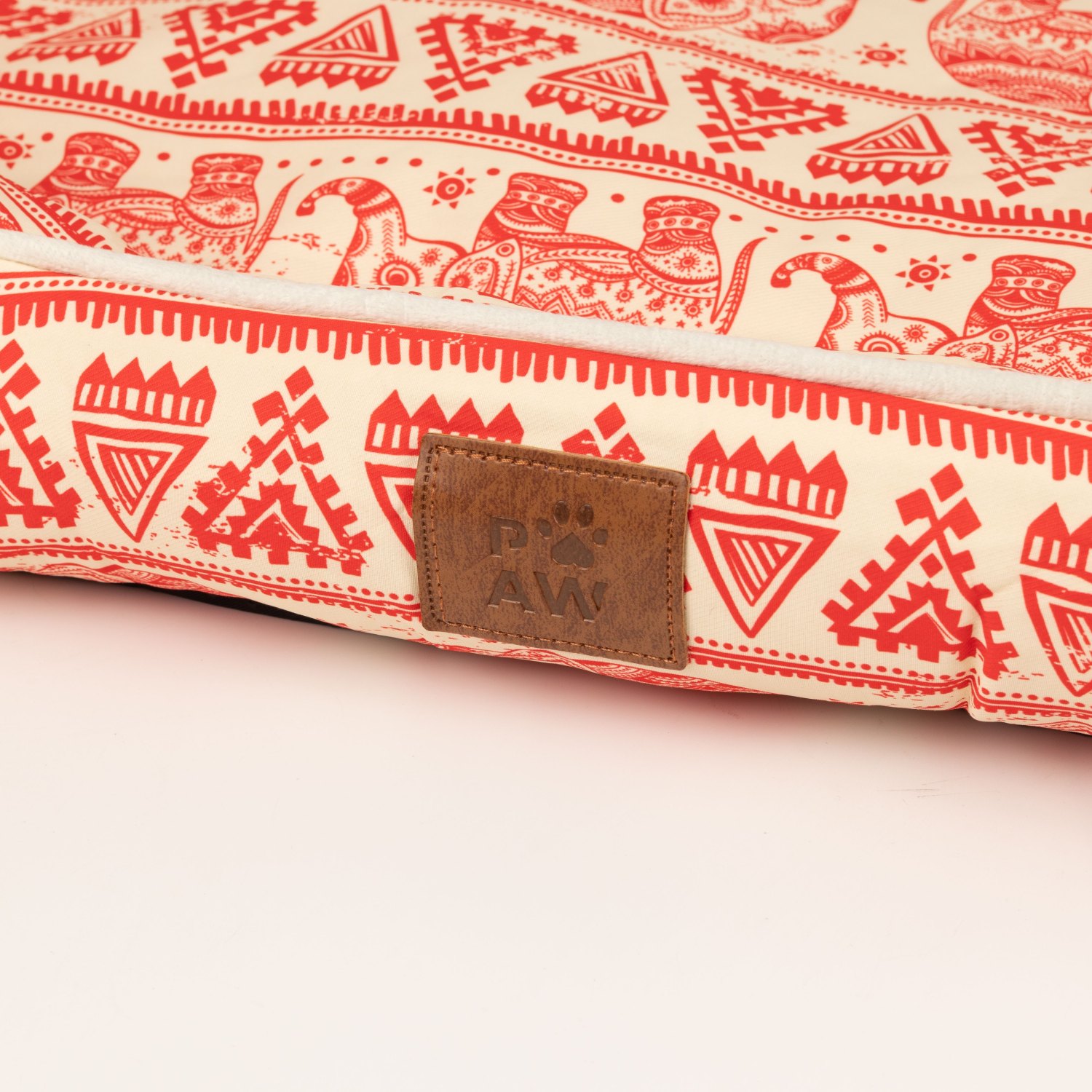 PAW Lucky Elephant Red Pet Bed – 60 x 50 x 14cm5