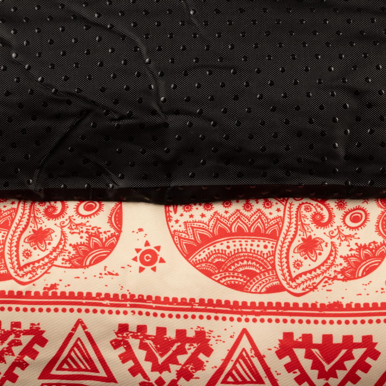 PAW Lucky Elephant Red Pet Bed – 60 x 50 x 14cm6