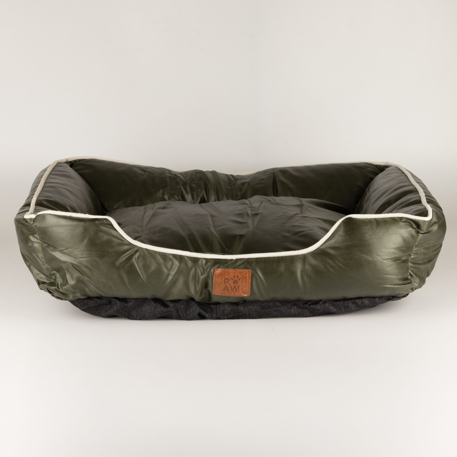 PAW Small Khaki Green Pet Bed – 60 x 50 x 15cm1
