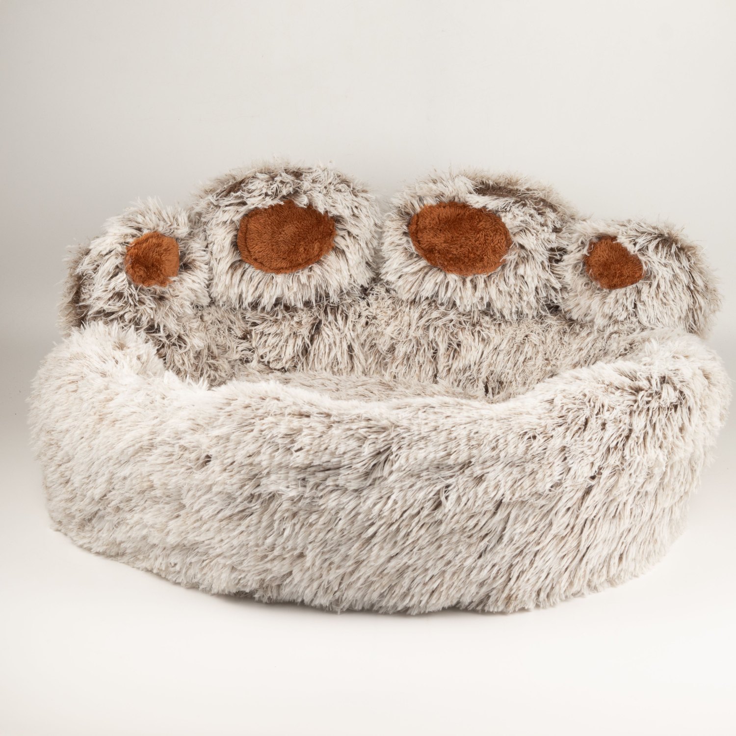 PAW Large Big Paw Shaggy Plush Pet Bed - 70cm1