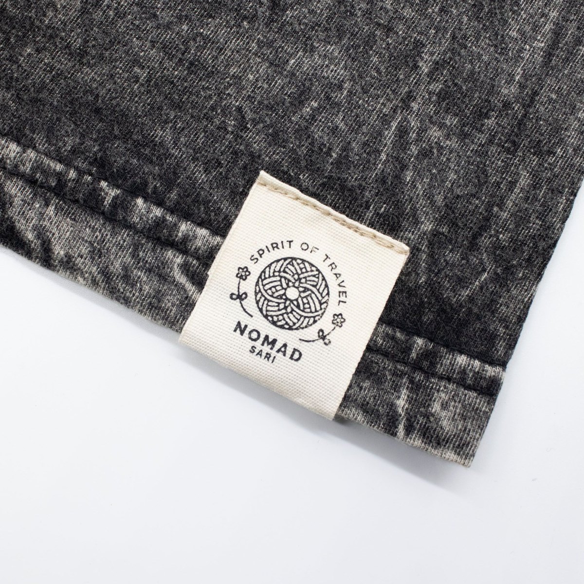 Nomad Sari Rebel Stonewashed Cotton T-Shirt – Charcoal – Size XL2