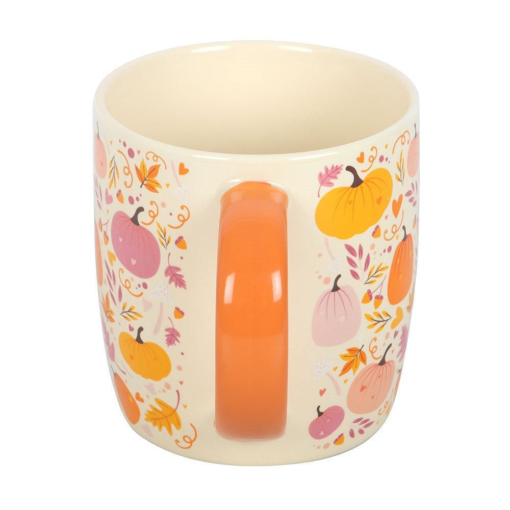 Pink & Orange Pumpkin Ceramic Mug (370ml)1