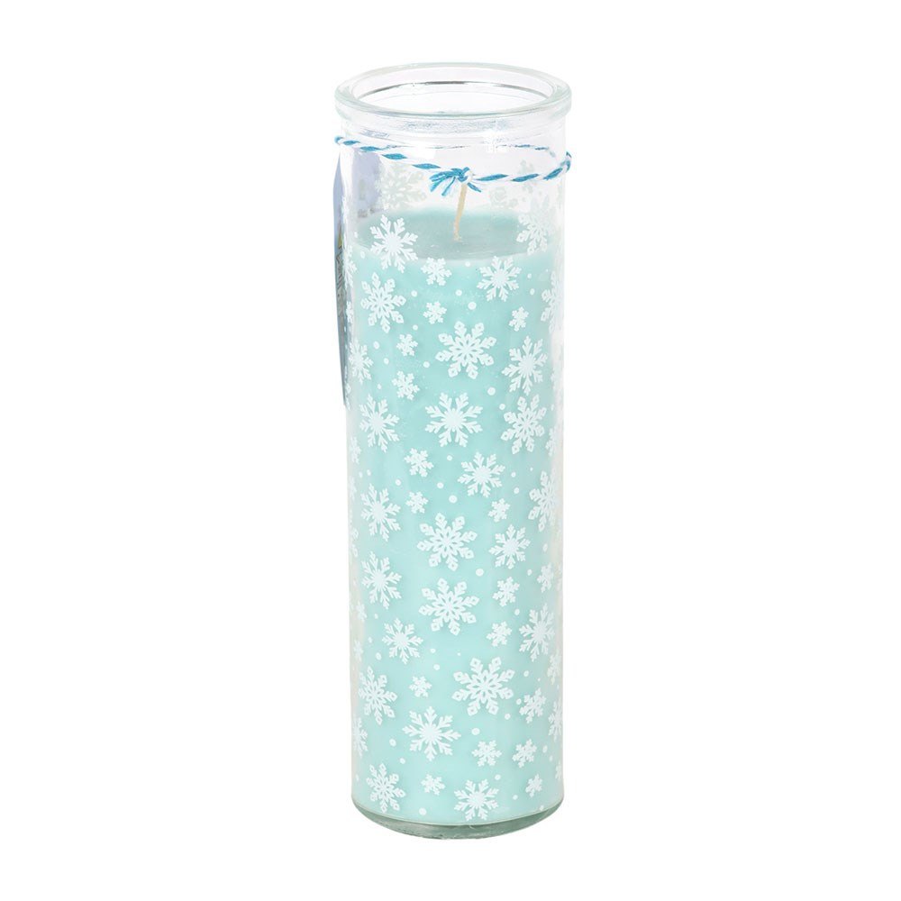 Snow Day Cotton & Coconut Snowflake Tube Candle2
