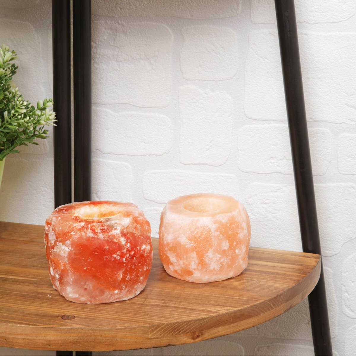 Hestia Himalayan Rock Salt Tealight Holders – Set of 22