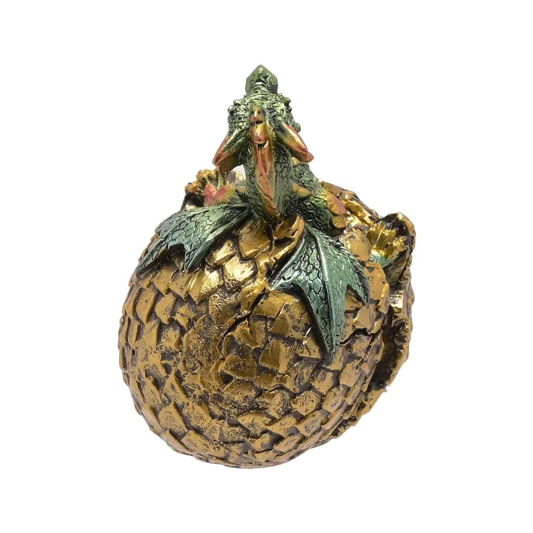 Willow Golden Dragon Egg Figurine2