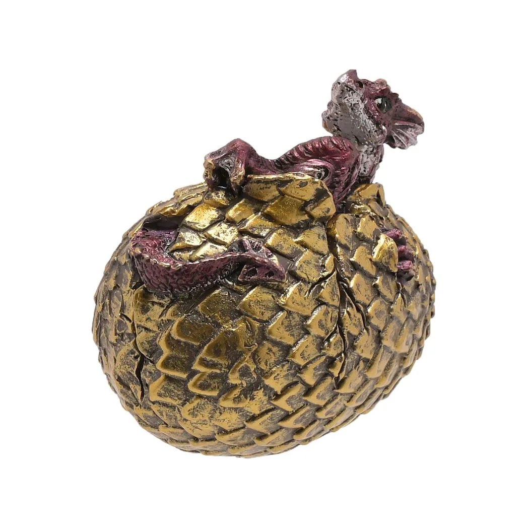 Fang Golden Dragon Egg Figurine1