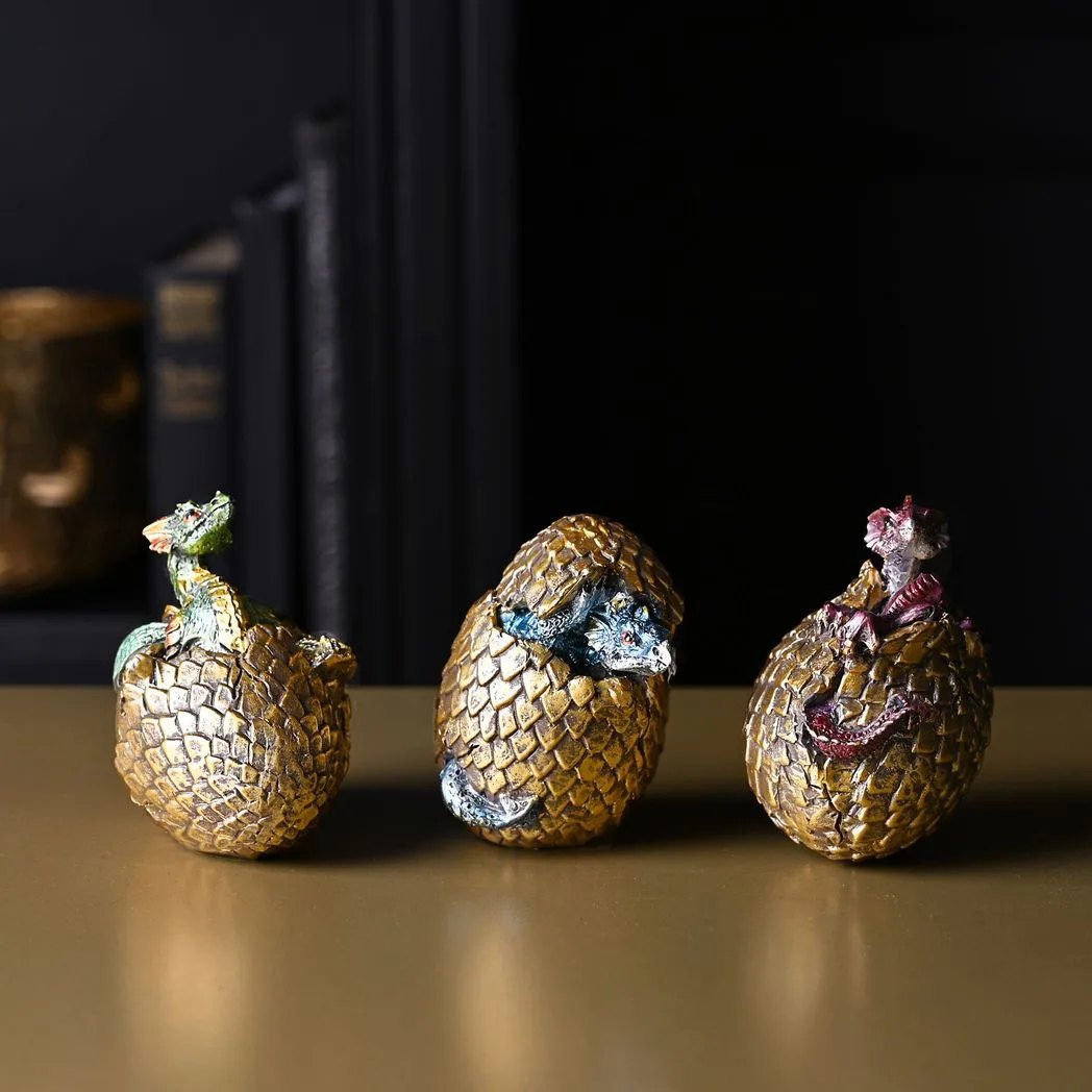 Fang Golden Dragon Egg Figurine4