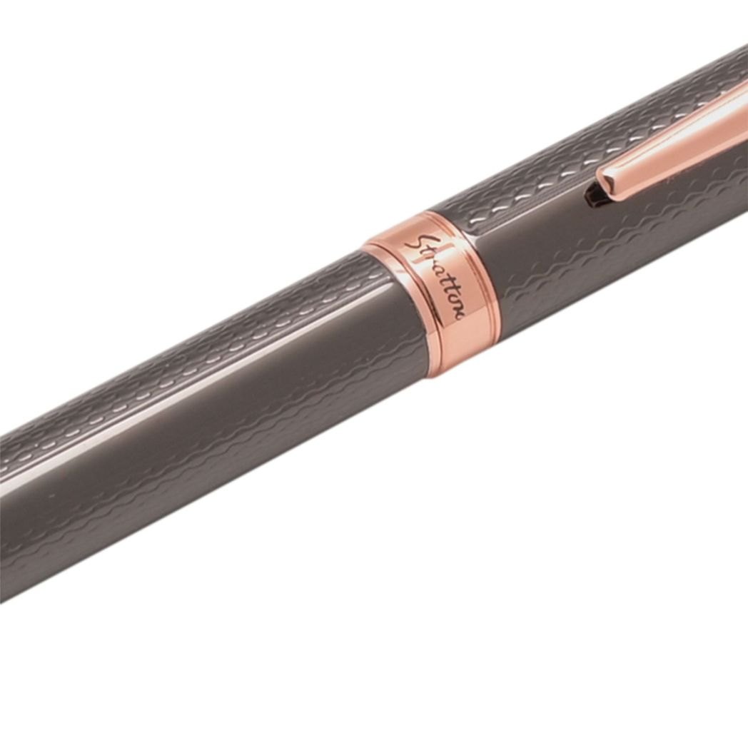 Stratton Black & Gold Ballpoint Pen2