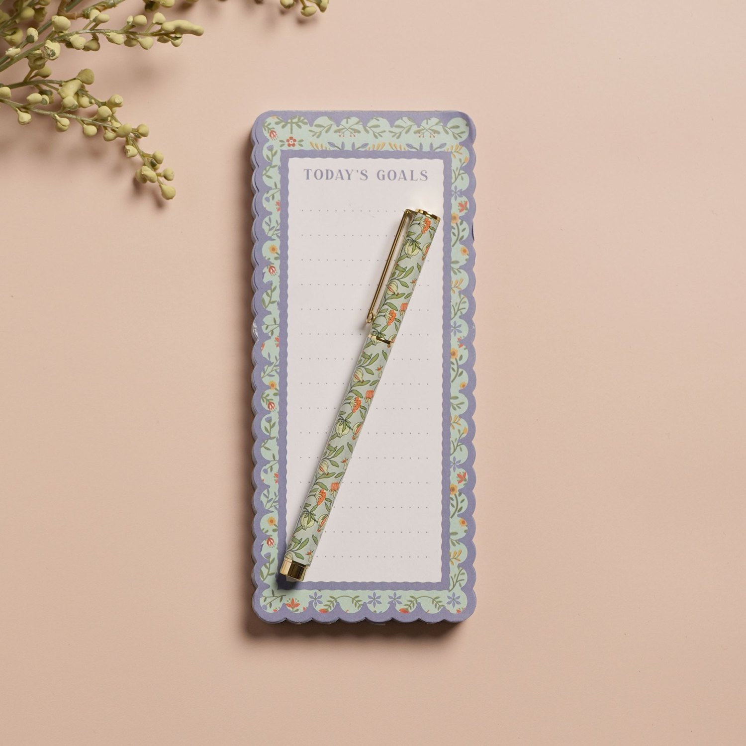 Sophia Lane Floral Pen Pot, Pen & Notebook Gift Set3