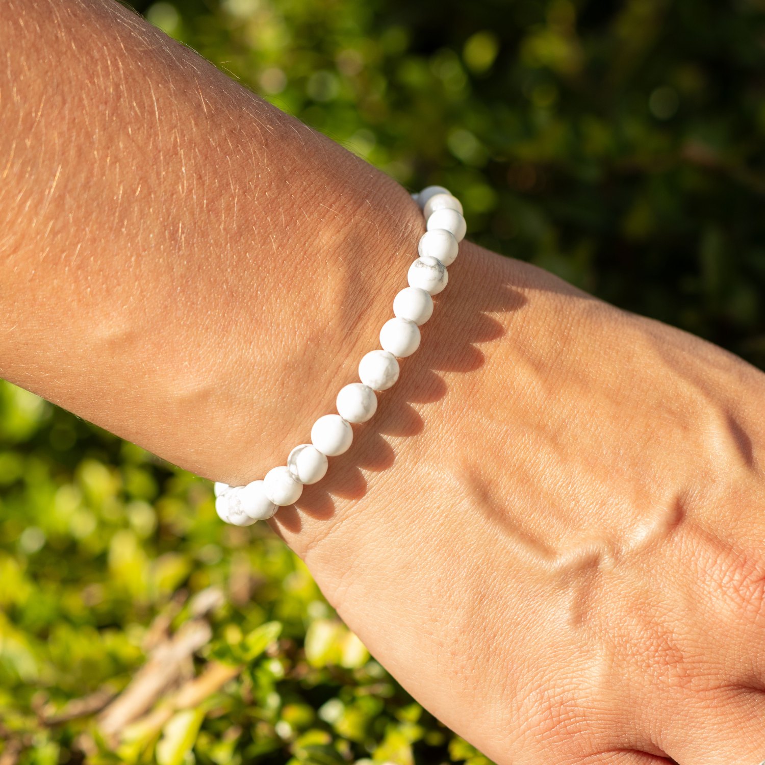 Petite Power Bracelet – Howlite – 17cm x 6mm4