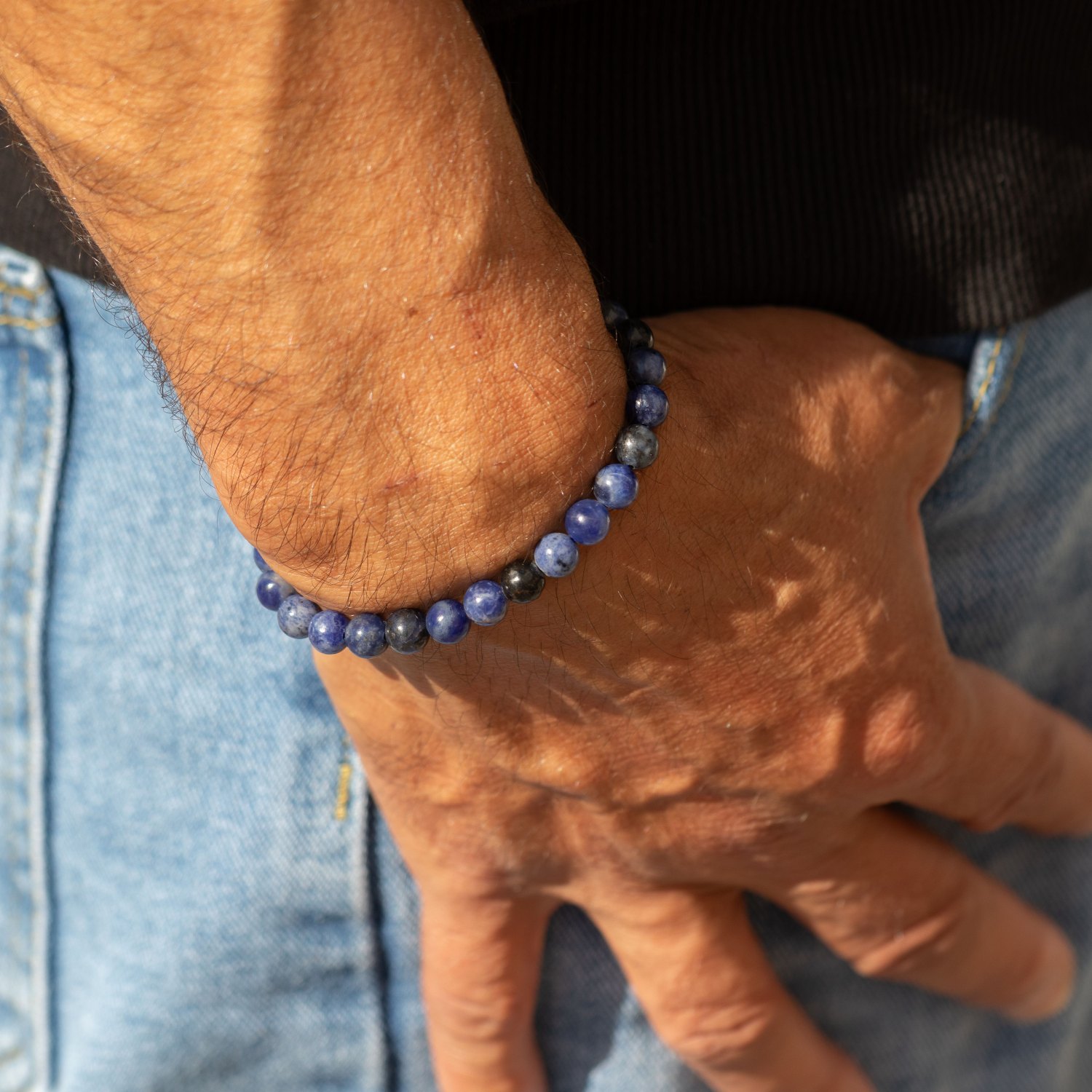 Petite Power Bracelet – Sodalite – 17cm x 6mm3
