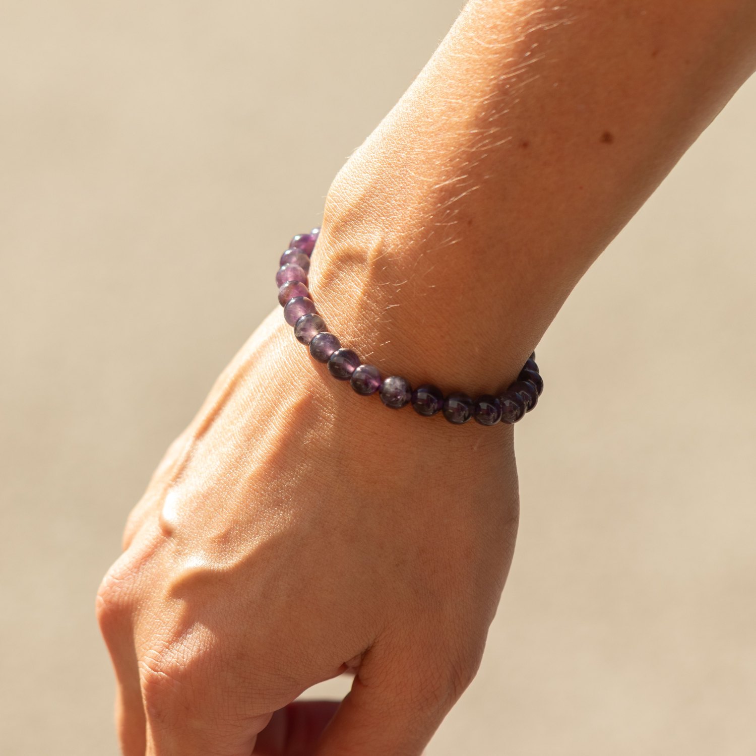 Petite Power Bracelet – Amethyst – 17cm x 6mm1
