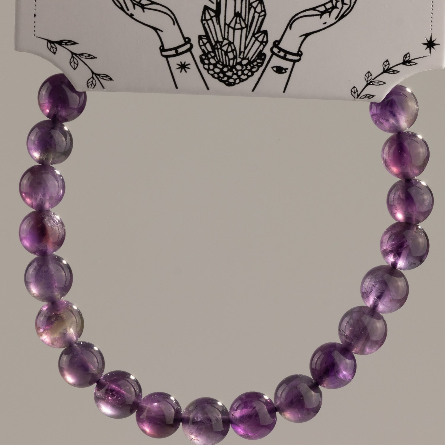 Petite Power Bracelet – Amethyst – 17cm x 6mm2