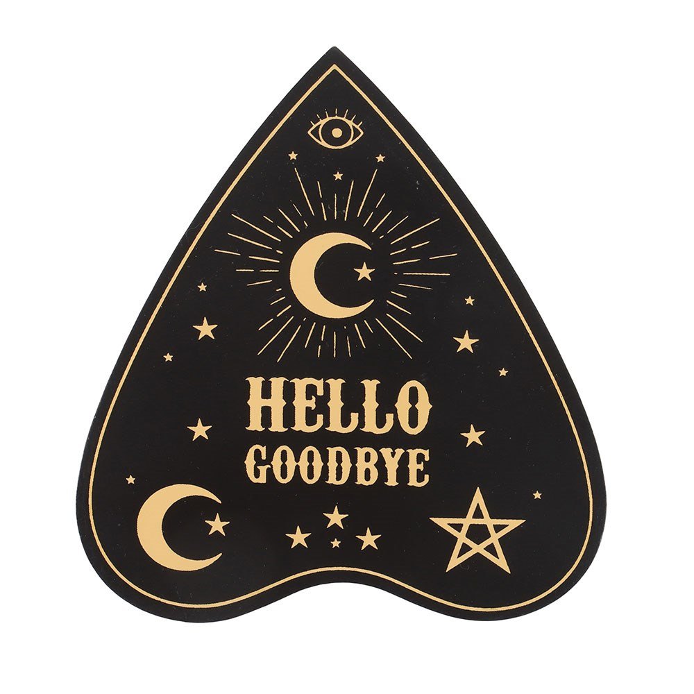 Black & Gold Talking Board Planchette Coasters – Set of 41