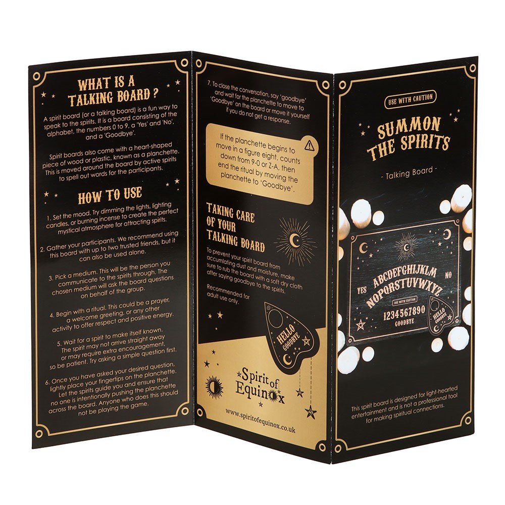 Black Talking Board with Planchette2