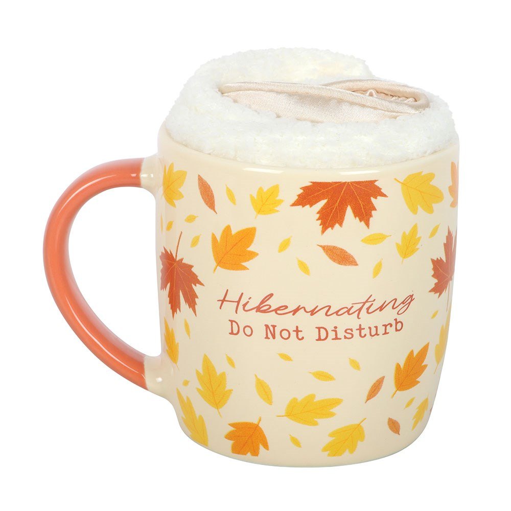 Autumn Hibernation Gift Set with Mug, Fluffy Socks & Eye Mask1