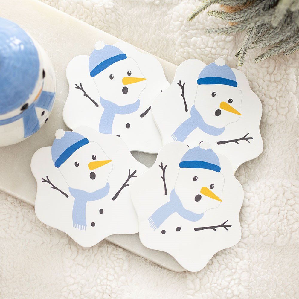 Melting Snowman Coasters – Set of 43