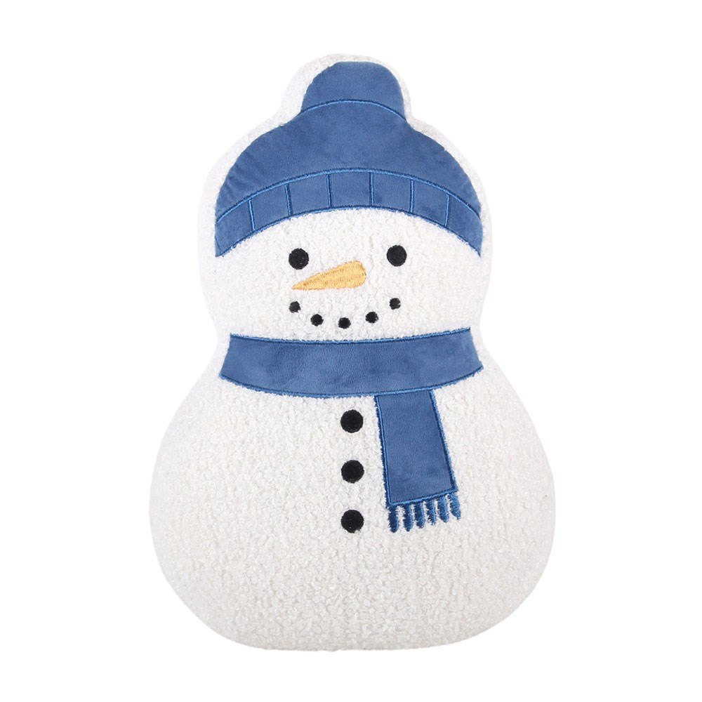 Snowman Shaped Bouclé Cushion1