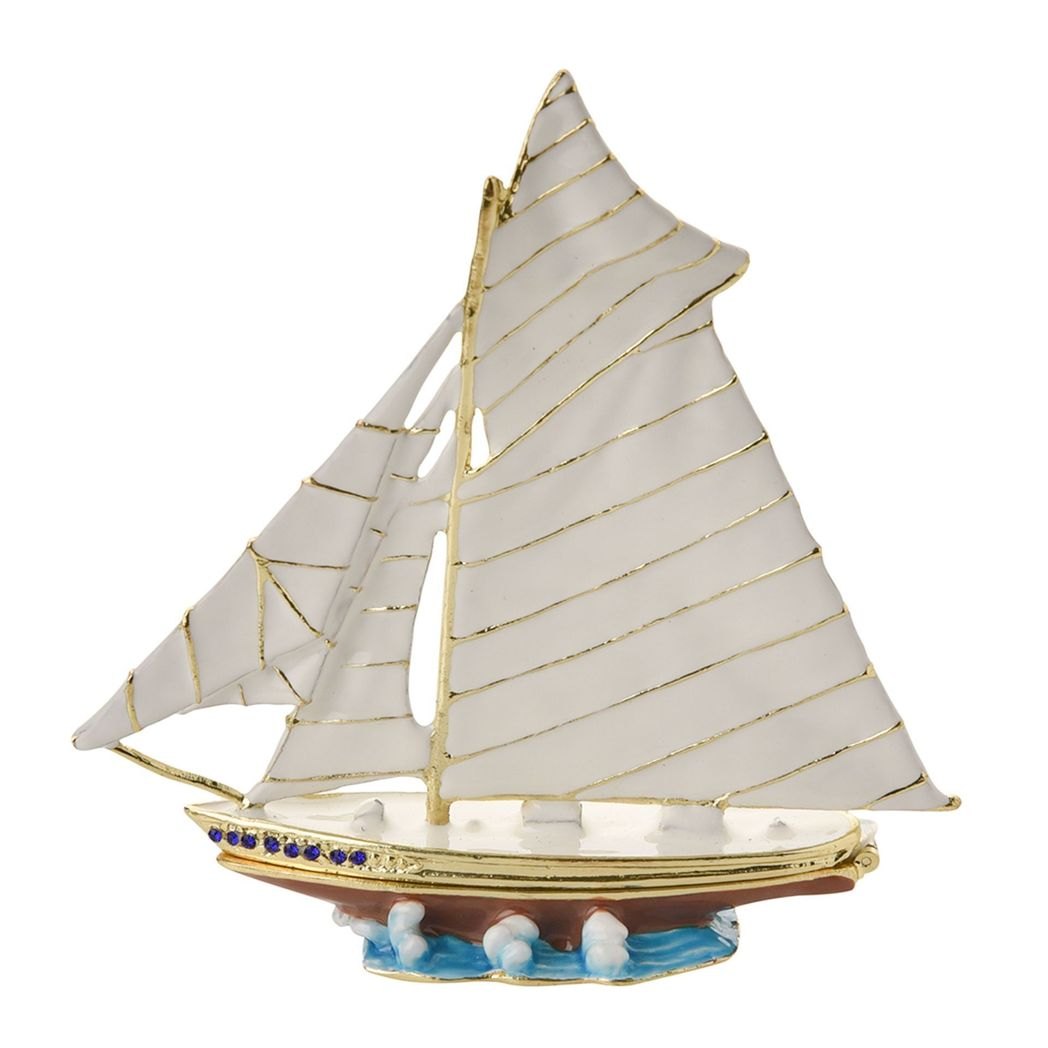 Treasured Trinkets - Sailing Boat Trinket Box2