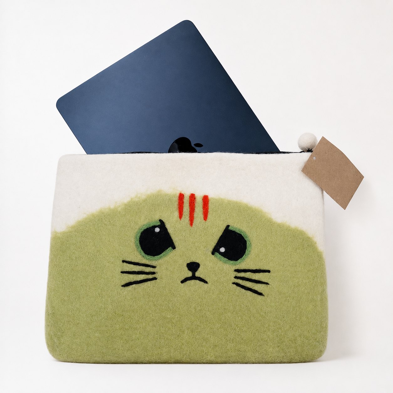 Grumpy Cat Felt Laptop Pouch – Up to 14