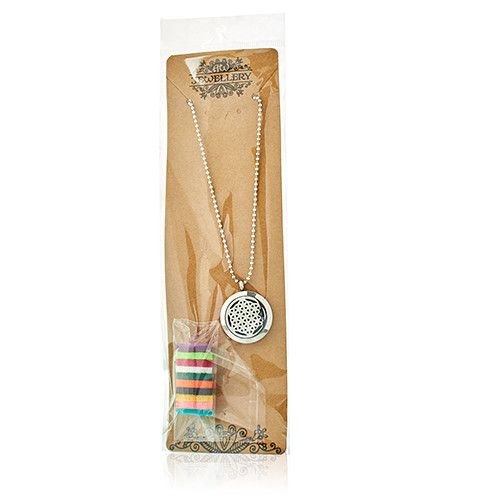 Aromatherapy Diffuser Necklace – Dragonfly (25mm Stainless Steel)4