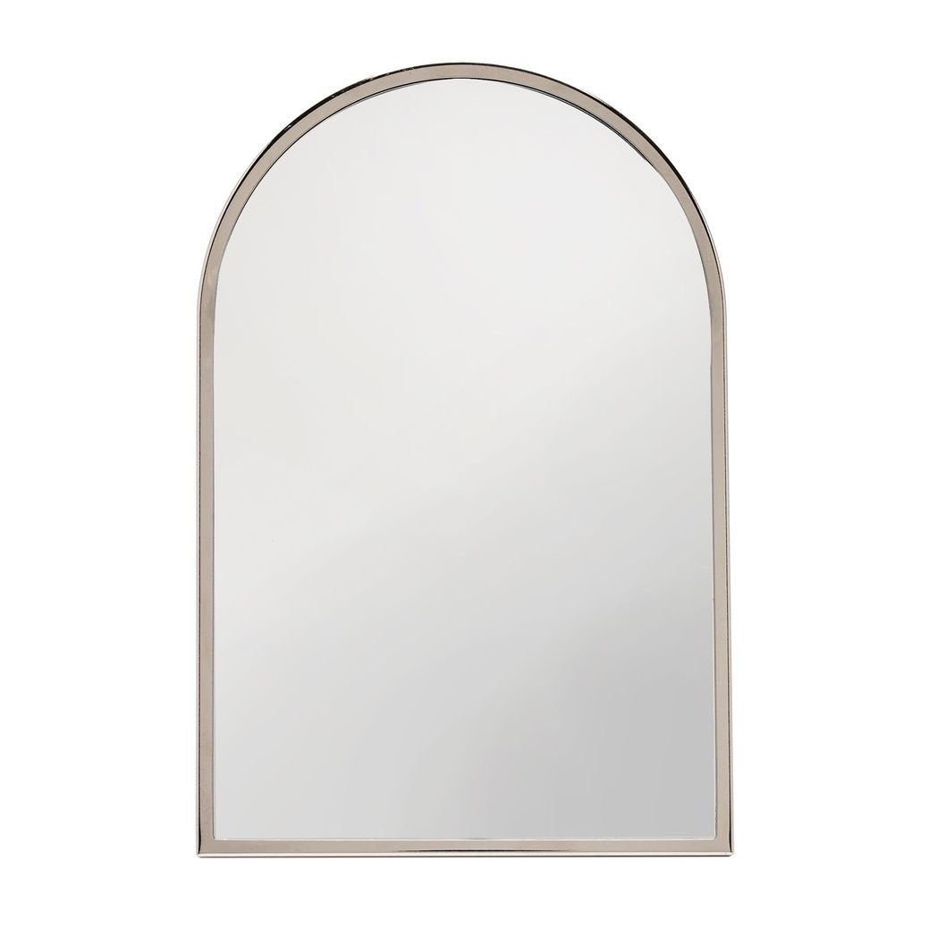 Sophia Nickel-Plated Steel Arched Mirror1