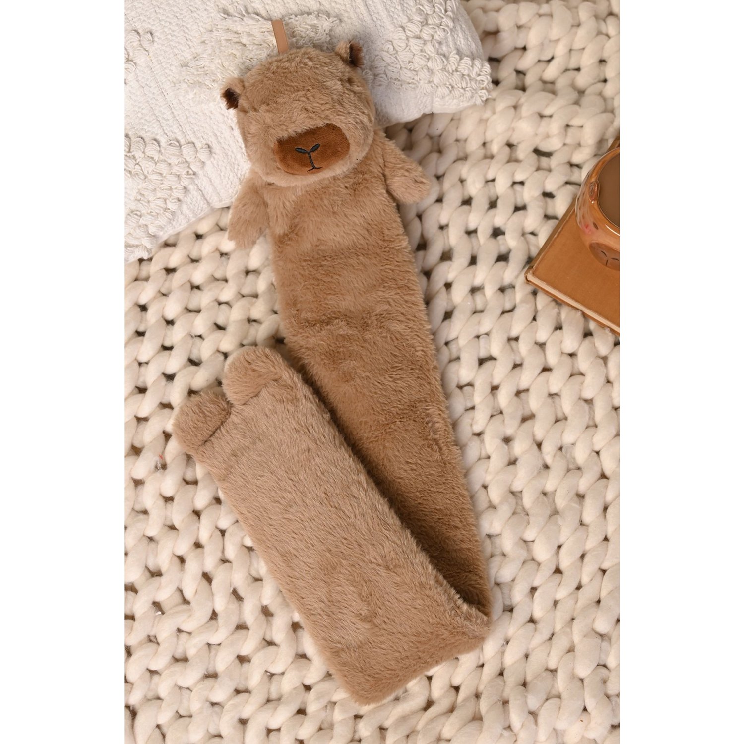 The Feel Good Club Capybara 1.7L Long Hot Water Bottle3