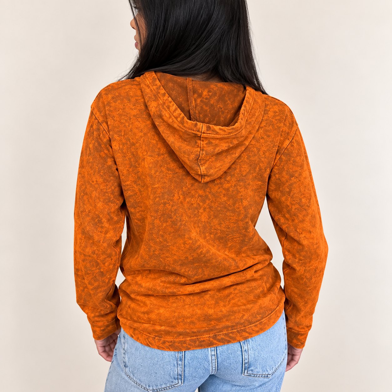Nomad Sari Stonewashed Kangaroo Pocket Hoodie – Burnt Orange – Size M5