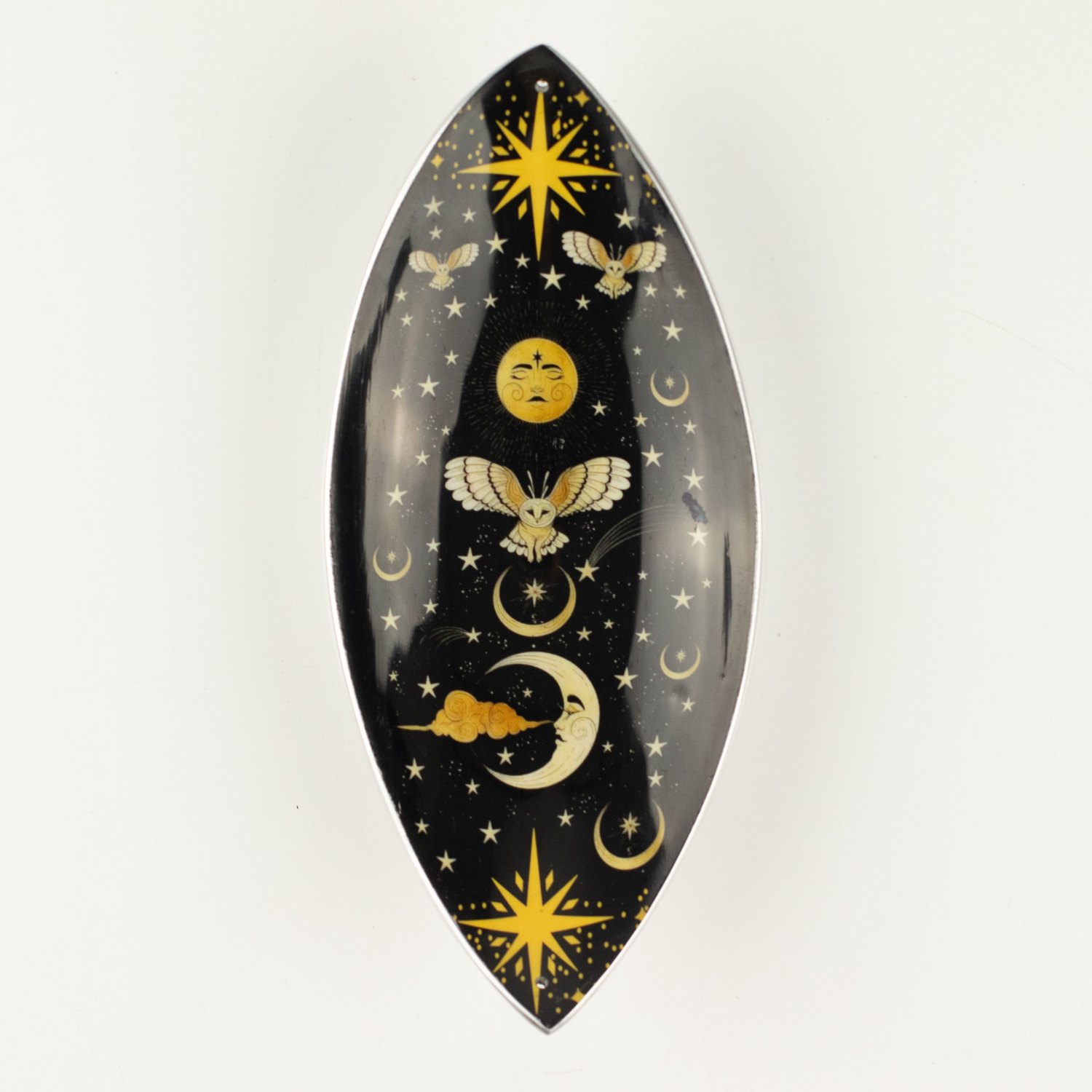 Enchanted Night Owl Aluminium Enamel Incense Bowl3