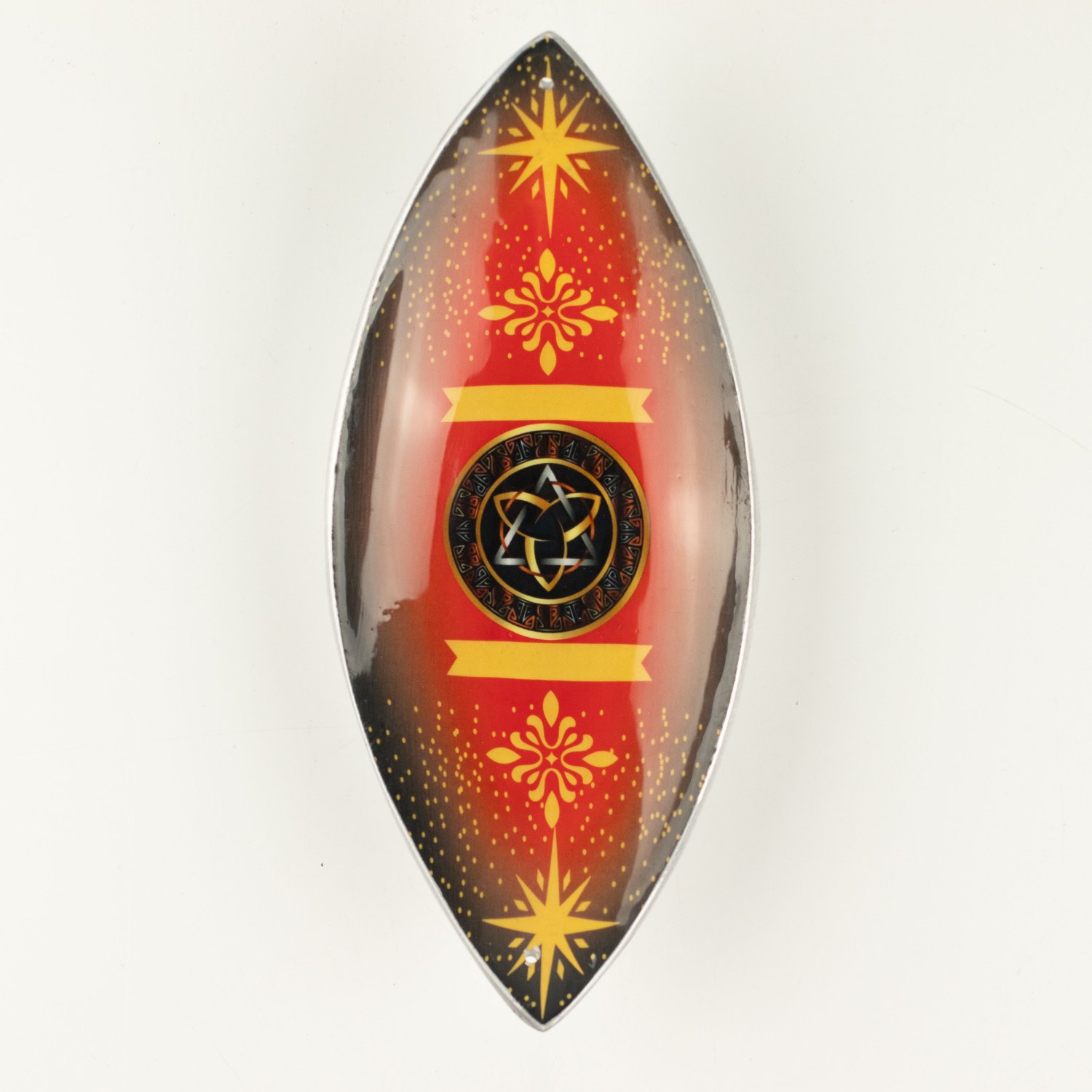 Pagan Triquetra Aluminium Enamel Incense Bowl3