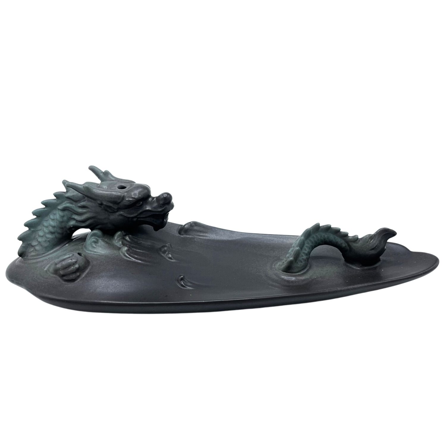 Dragon in Pool Ceramic Backflow Incense Burner