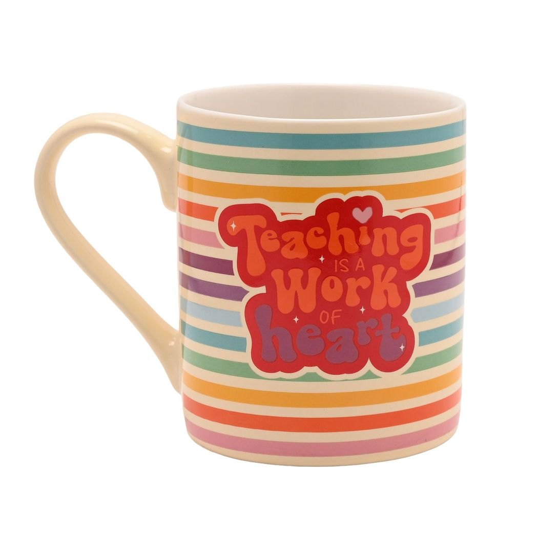 Celebrations School Years Teacher Mug – Teaching is a Work Of Heart2