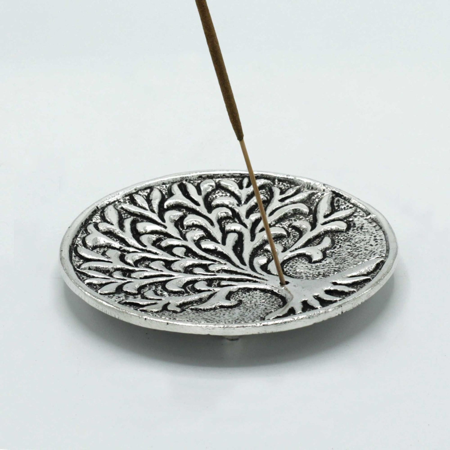 Tree of Life Metal Incense Holder1