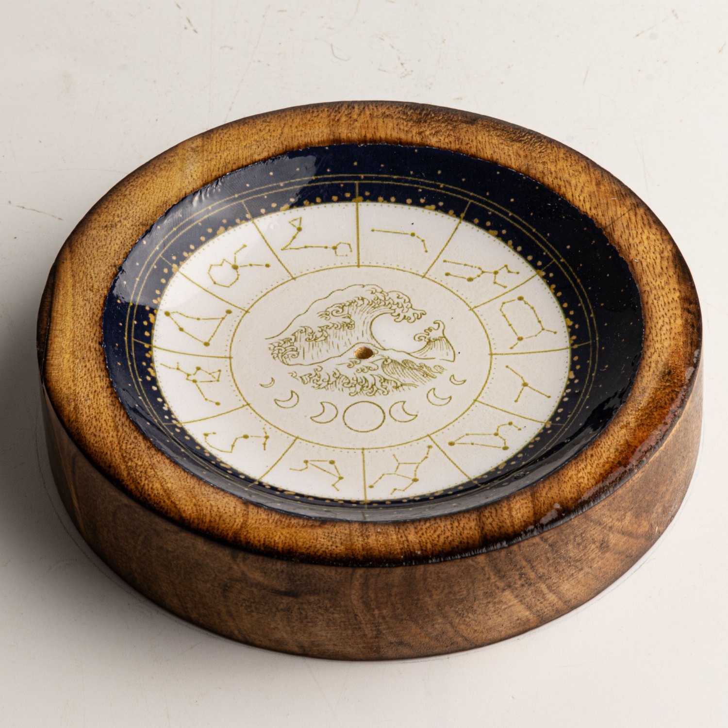 Aquarius Zodiac Mini Bowl & Incense Stick Holder2