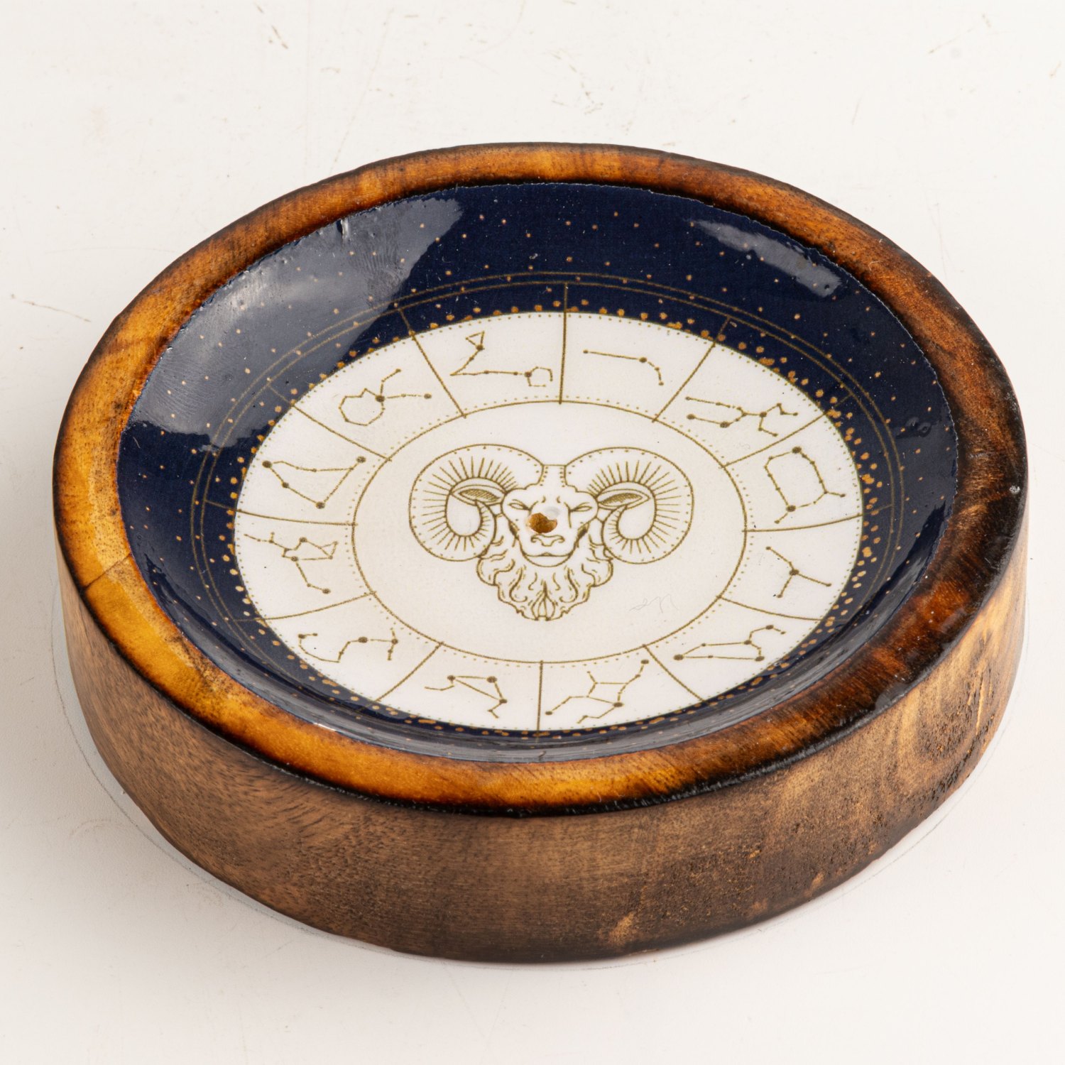 Aries Zodiac Mini Bowl & Incense Stick Holder