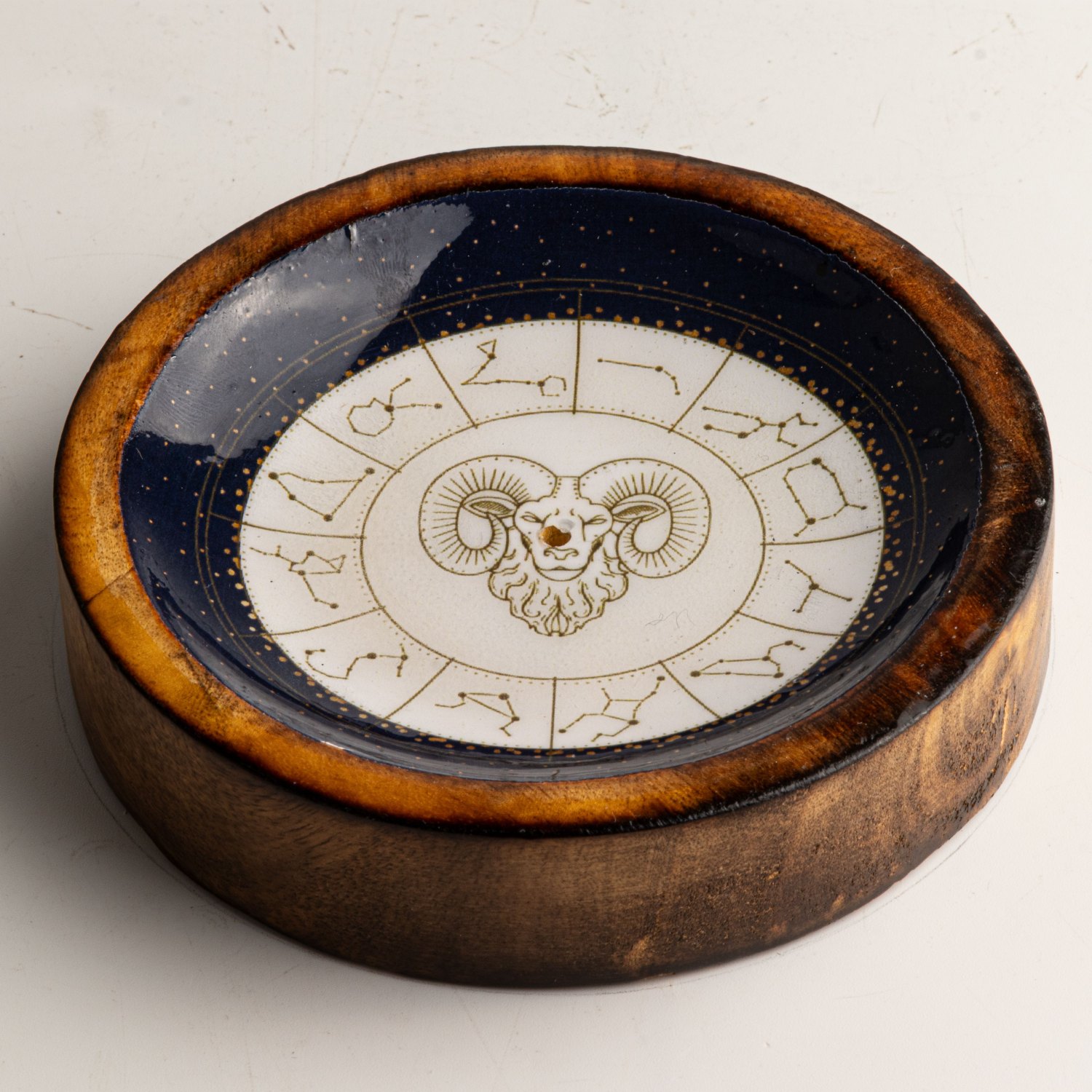 Aries Zodiac Mini Bowl & Incense Stick Holder2