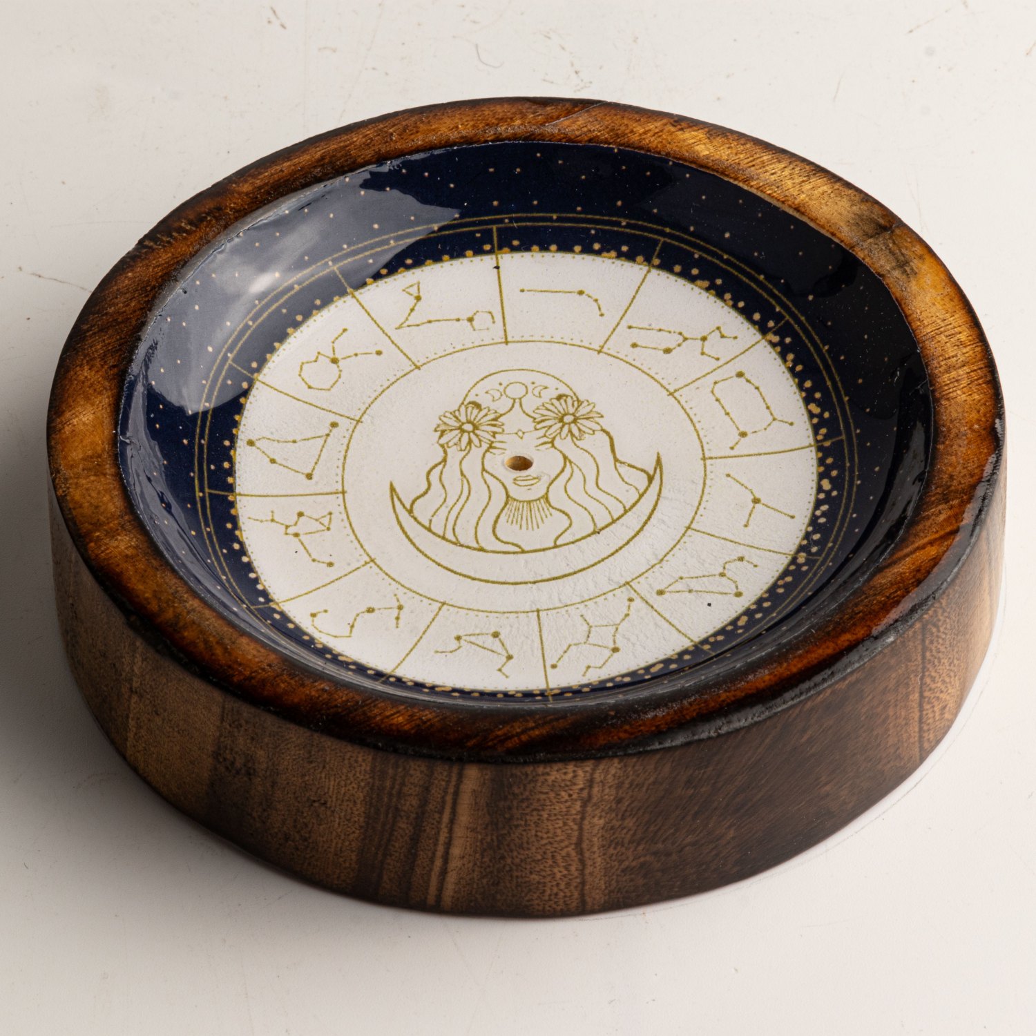 Virgo Zodiac Mini Bowl & Incense Stick Holder2