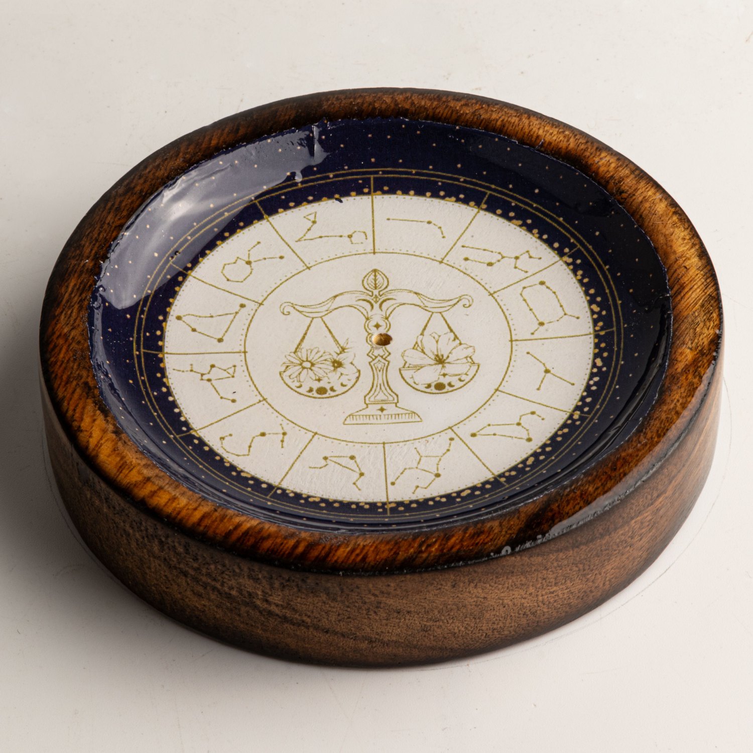 Libra Zodiac Mini Bowl & Incense Stick Holder2