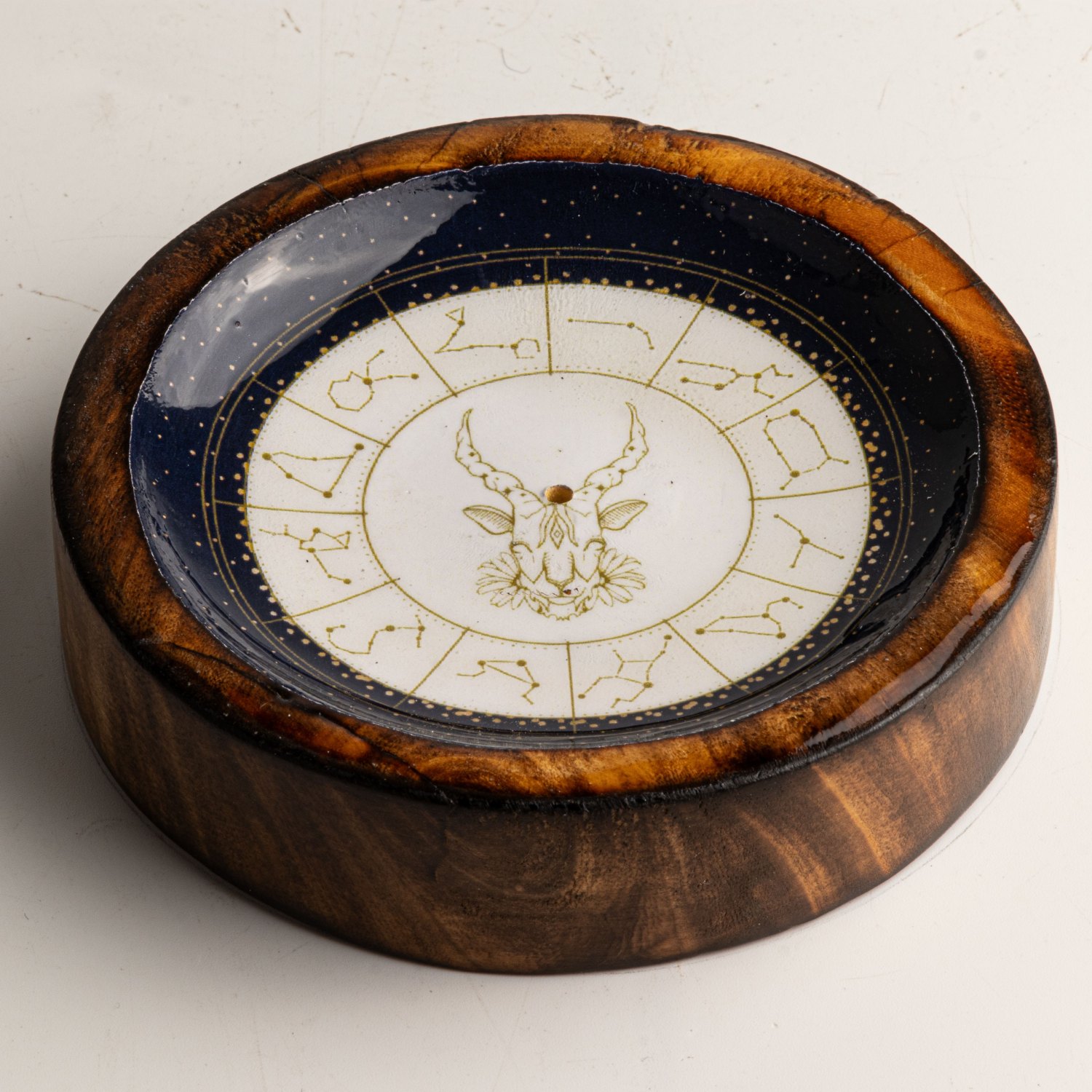 Capricorn Zodiac Mini Bowl & Incense Stick Holder2