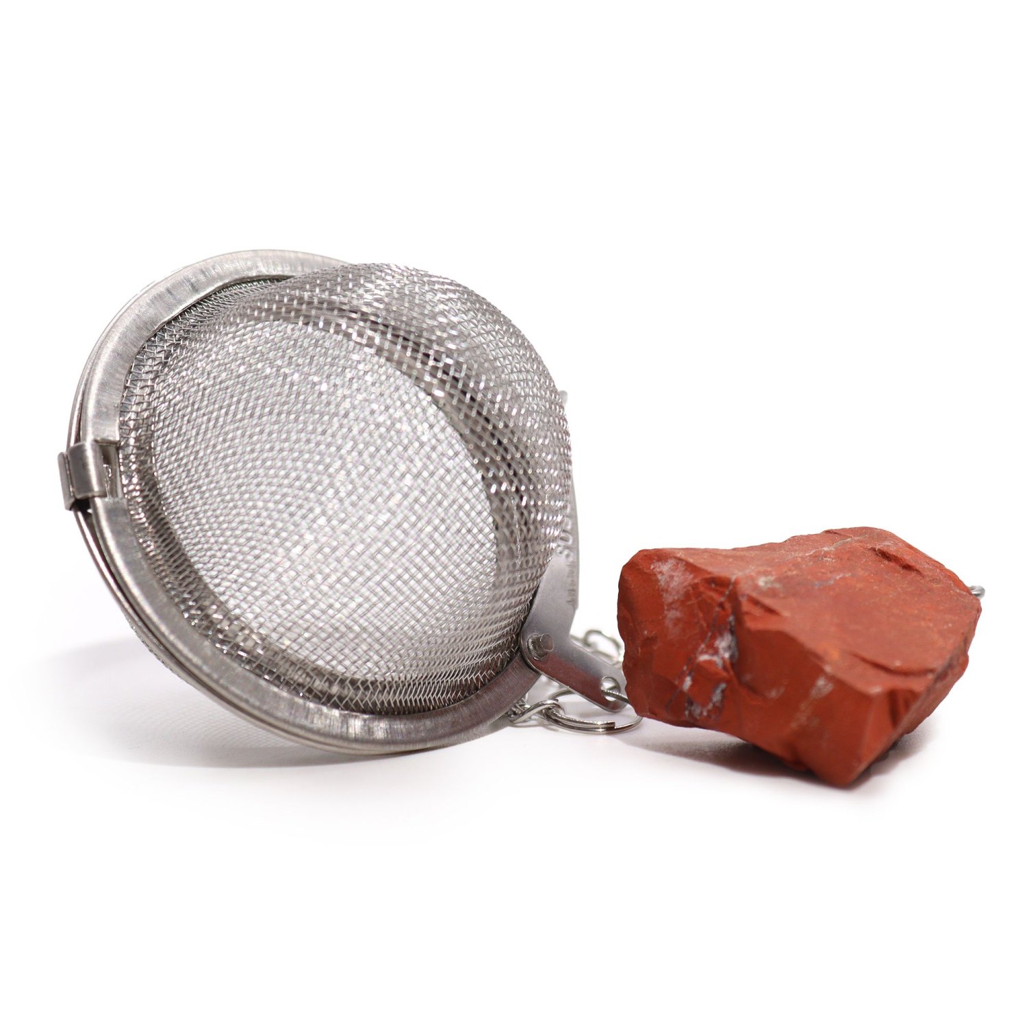 Red Jasper Raw Crystal Gemstone Tea Strainer1