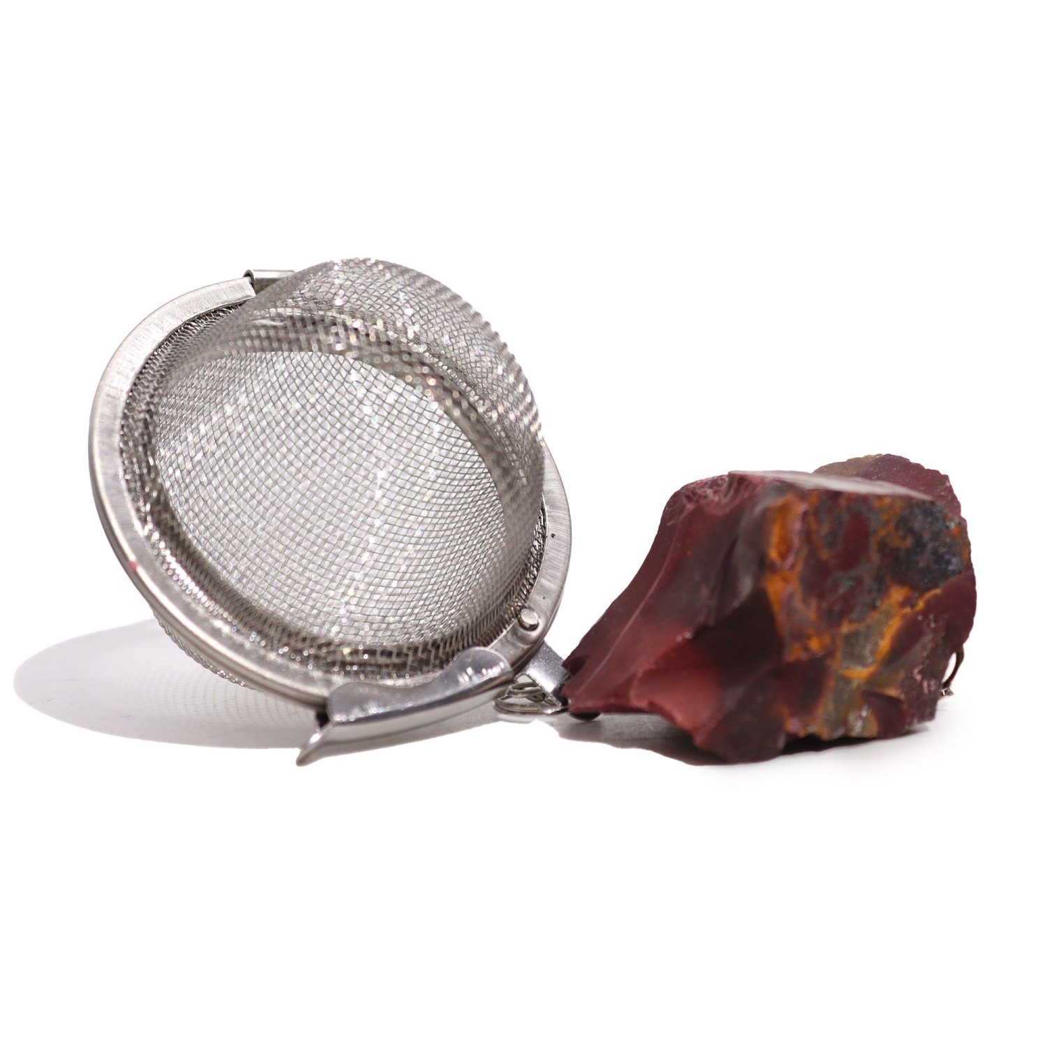 Mookaite Raw Crystal Gemstone Tea Strainer1