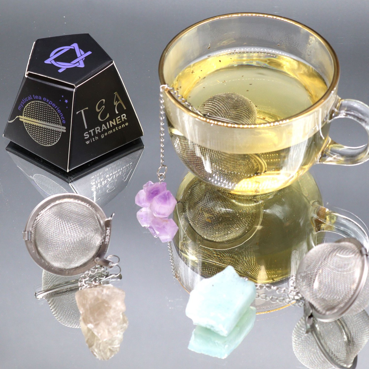 Mookaite Raw Crystal Gemstone Tea Strainer3