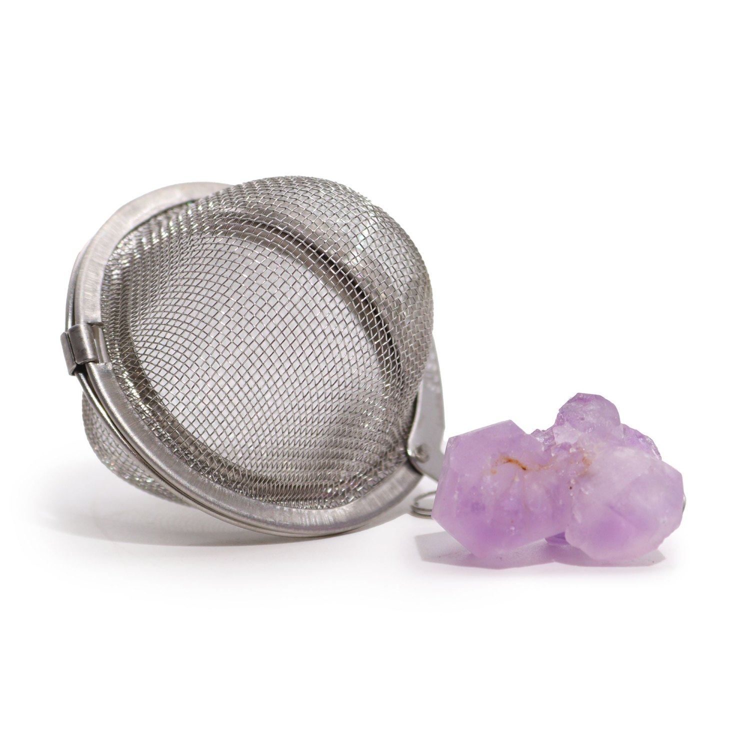 Amethyst Cluster Raw Crystal Gemstone Tea Strainer1