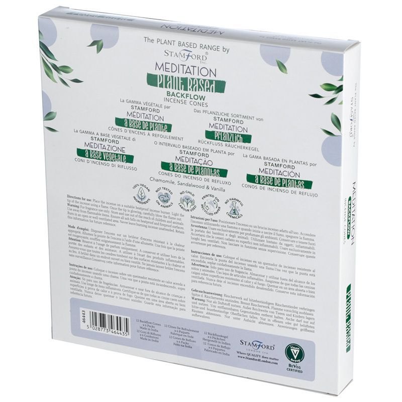 Stamford Meditation Plant-Based Backflow Incense Cones1