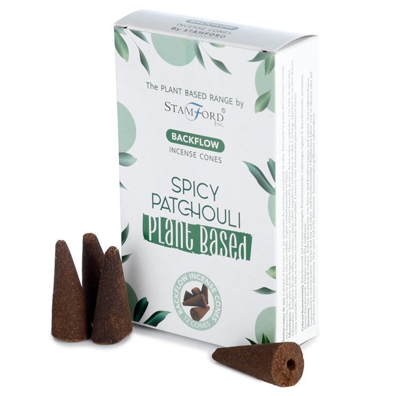 Stamford Spicy Patchouli Plant-Based Backflow Incense Cones