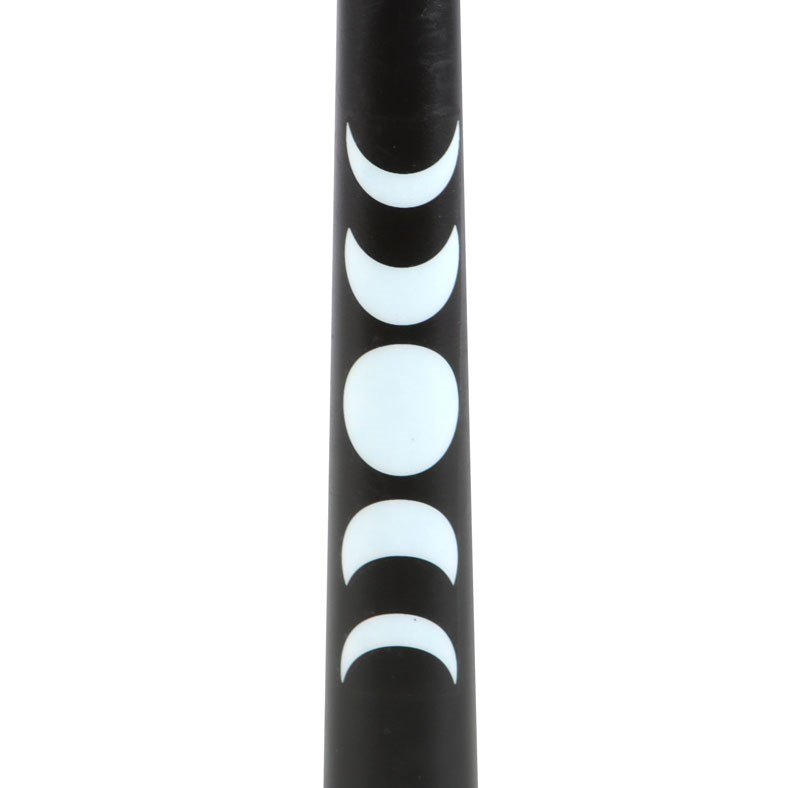 Black Magic Moon Phase Taper Candles – Set of 32