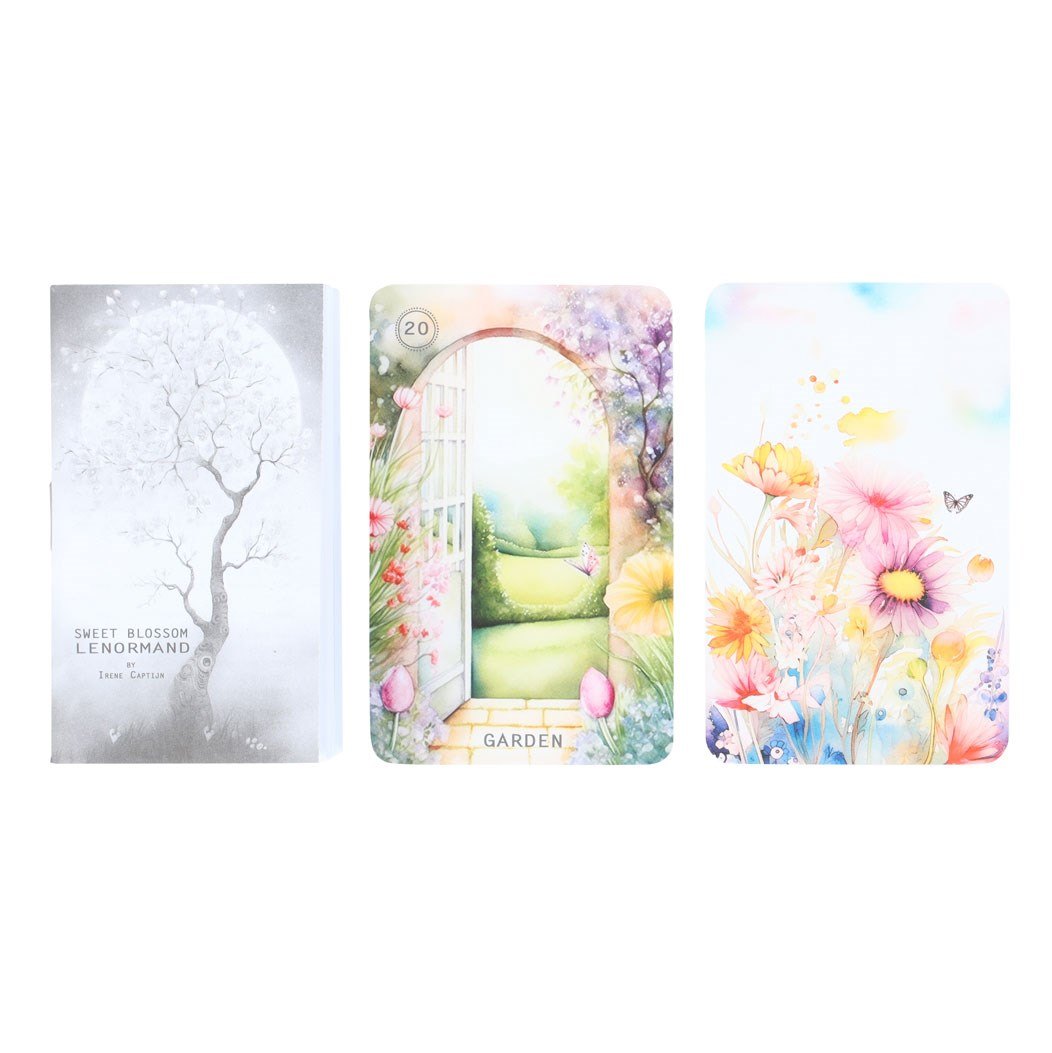 Sweet Blossom Mini Lenormand Card Deck by Irene Captijn1