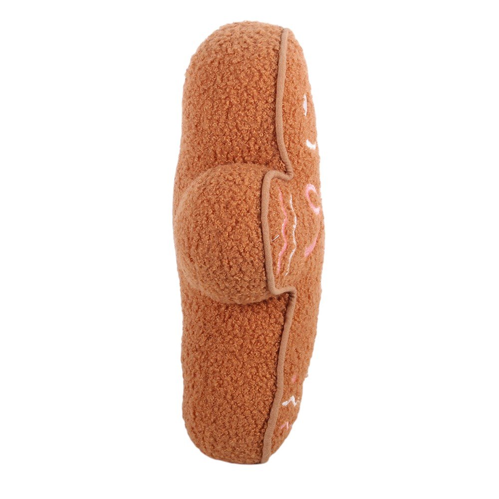 Sugarplum Bakery Gingerbread Man Bouclé Cushion1