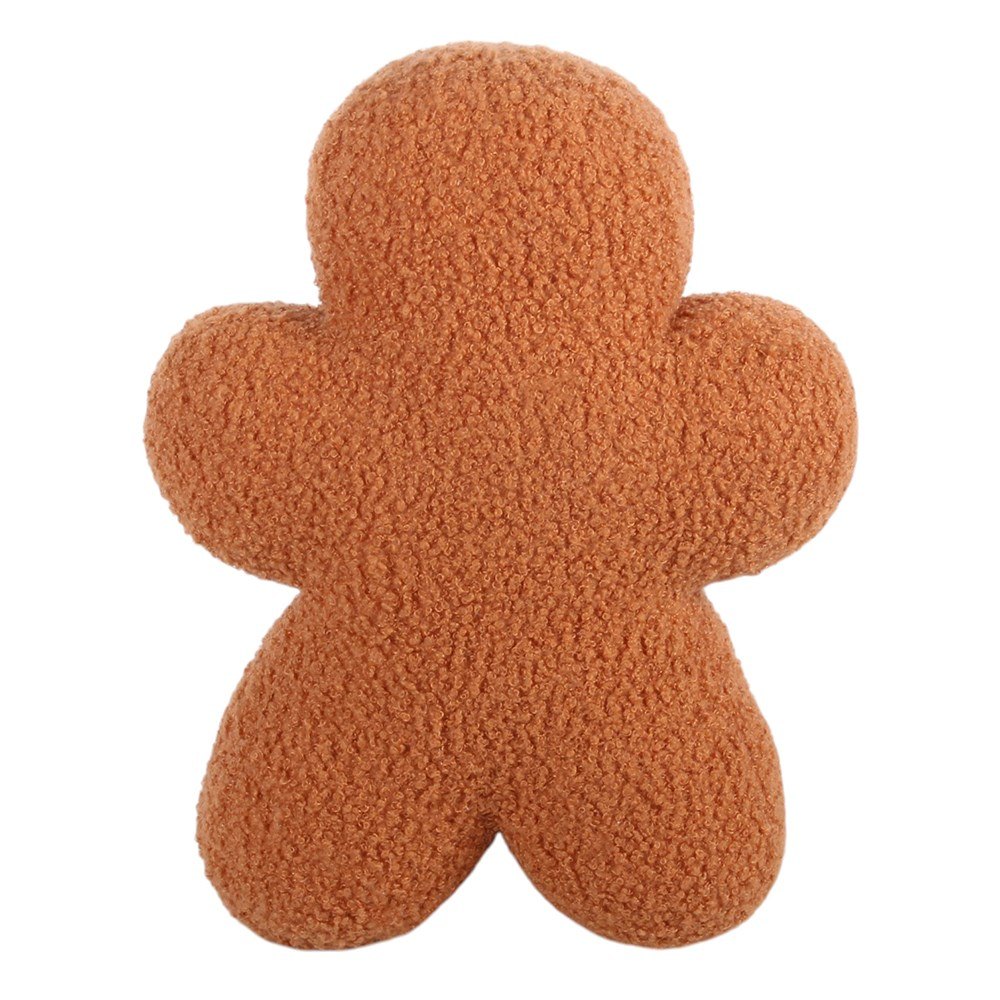 Sugarplum Bakery Gingerbread Man Bouclé Cushion2